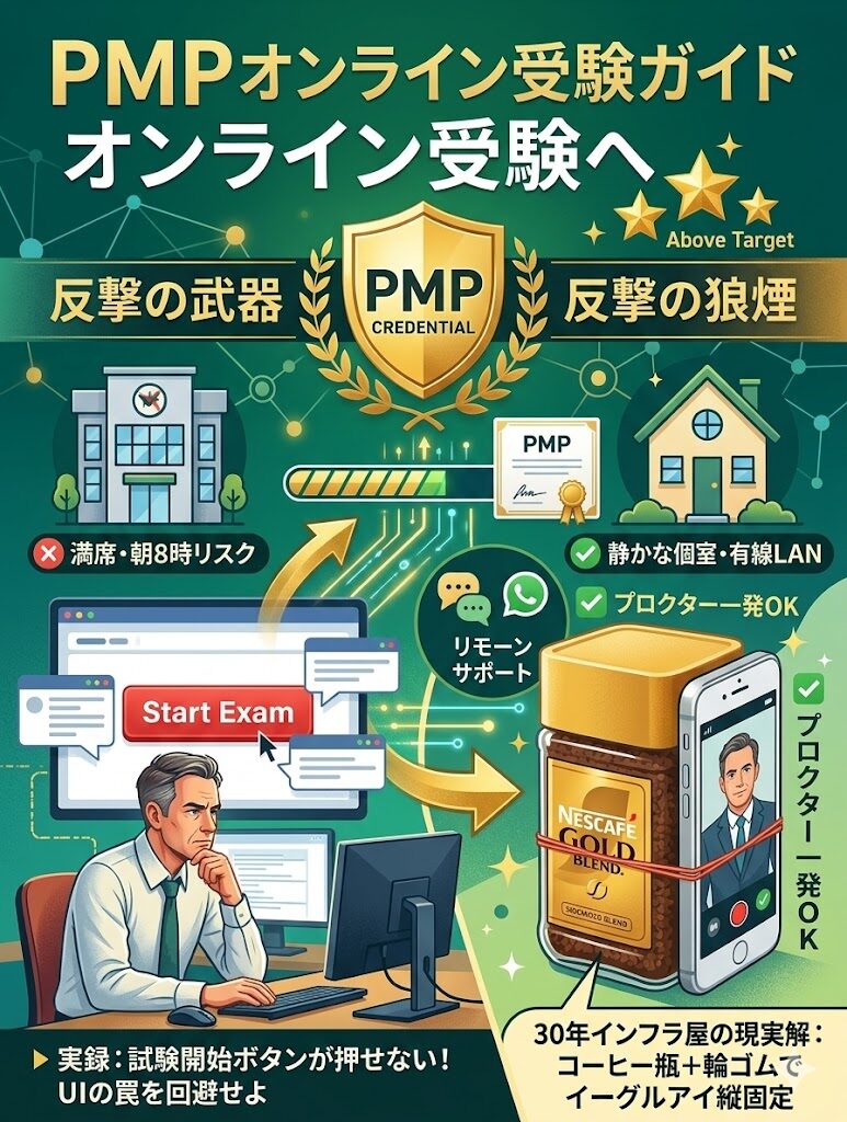 PMPオンライン試験の不安解消